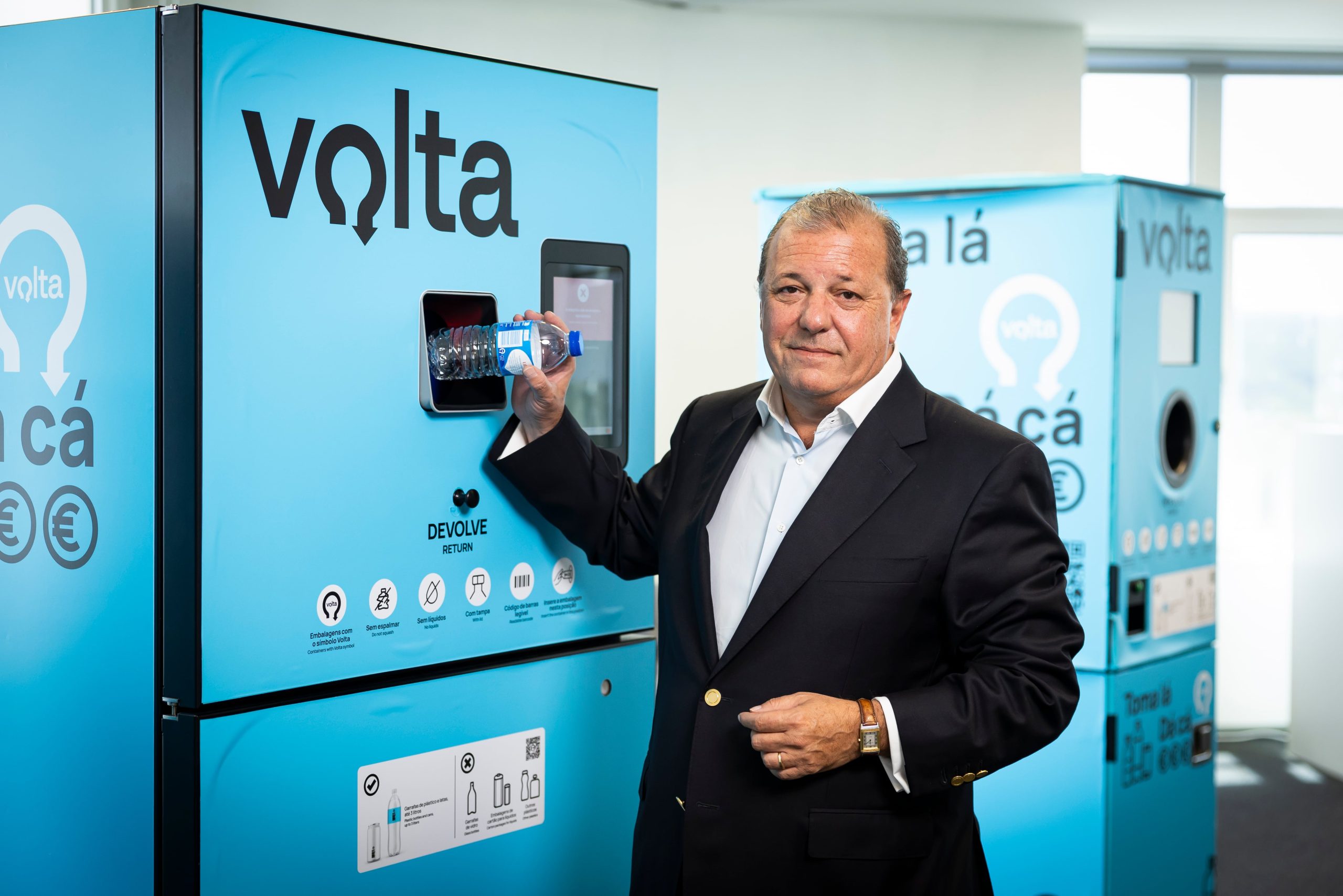 Leonardo Mathias, presidente del sistema de depósito para envases de Portugal que replicará España: “Es casi como un pequeño banco”