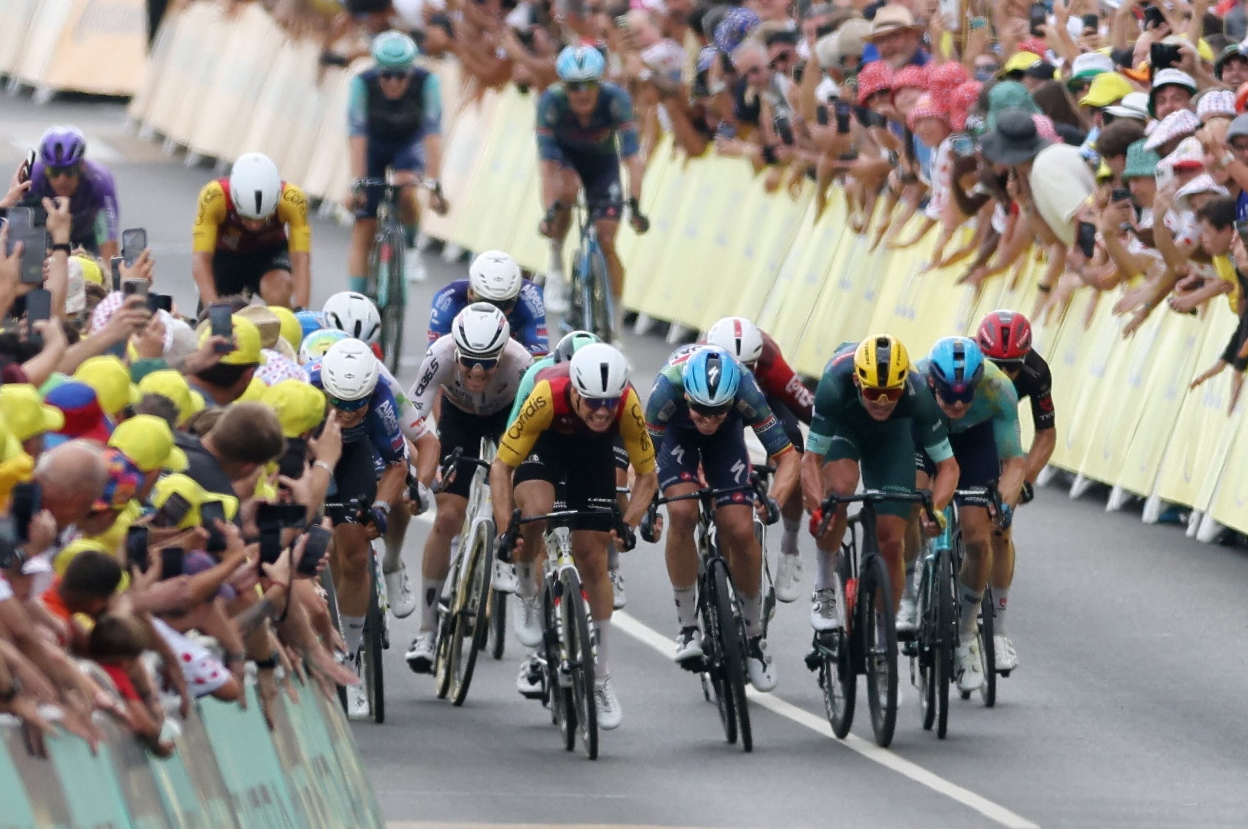Tercer ‘sprint’ victorioso de Tim Merlier en el Tour de Francia