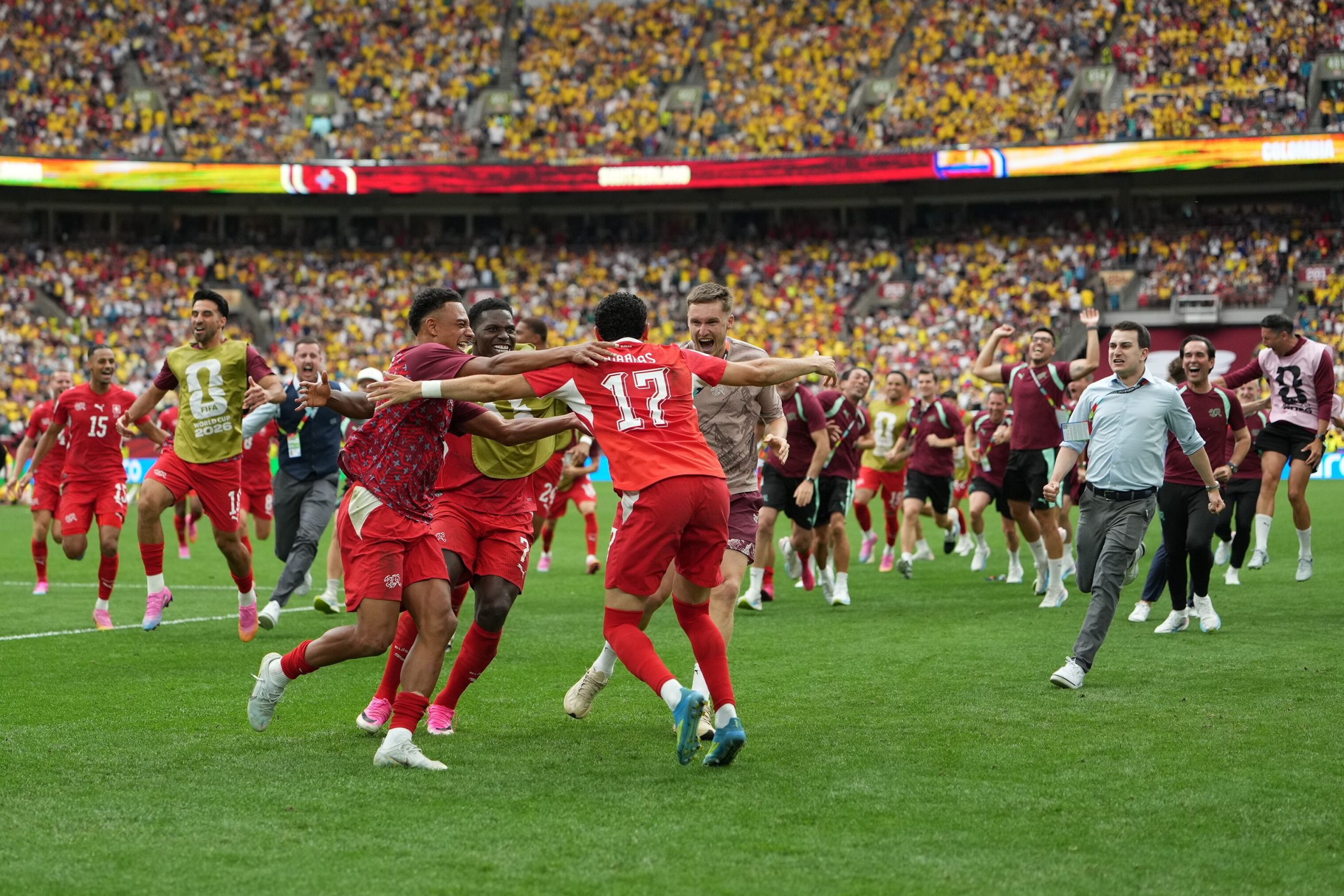Suiza – Colombia : Mundial 2026, en directo | Suiza bate a Colombia en los penaltis y pasa a cuartos de final por primera vez desde 1954