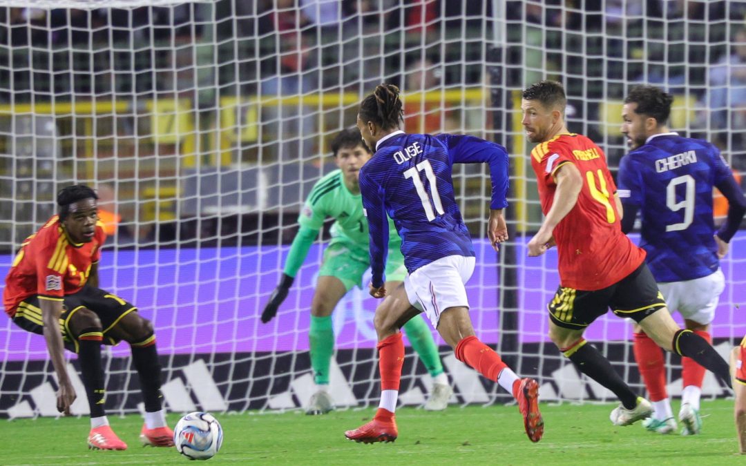 Olise desenreda un mal partido de Francia ante Bélgica