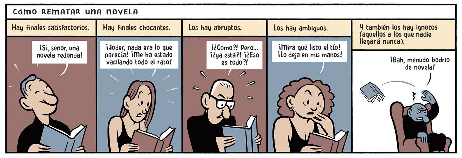 Trampantojo: Cómo rematar una novela