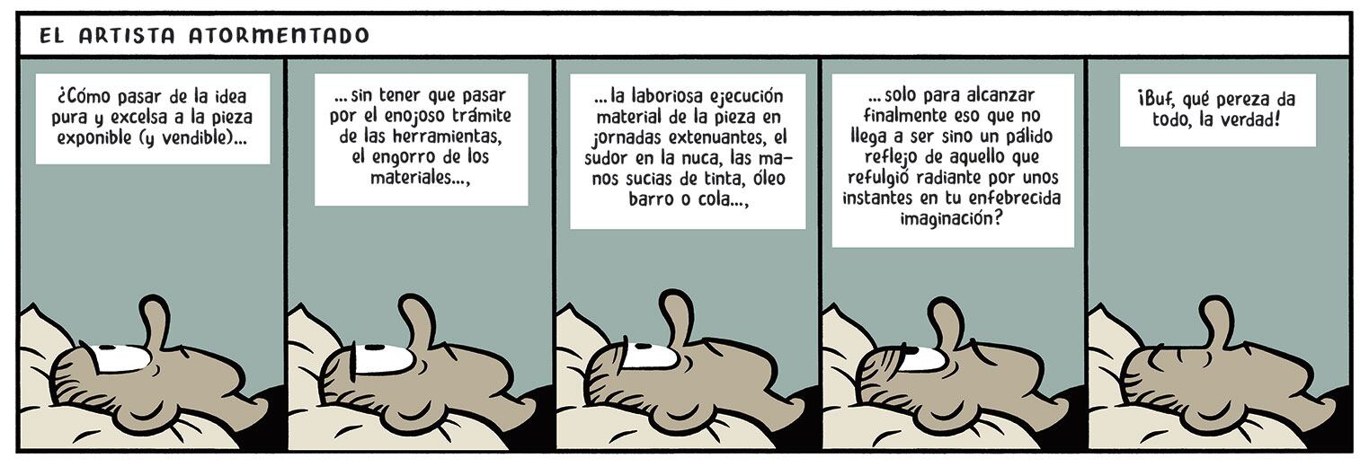 Trampantojo: El artista atormentado