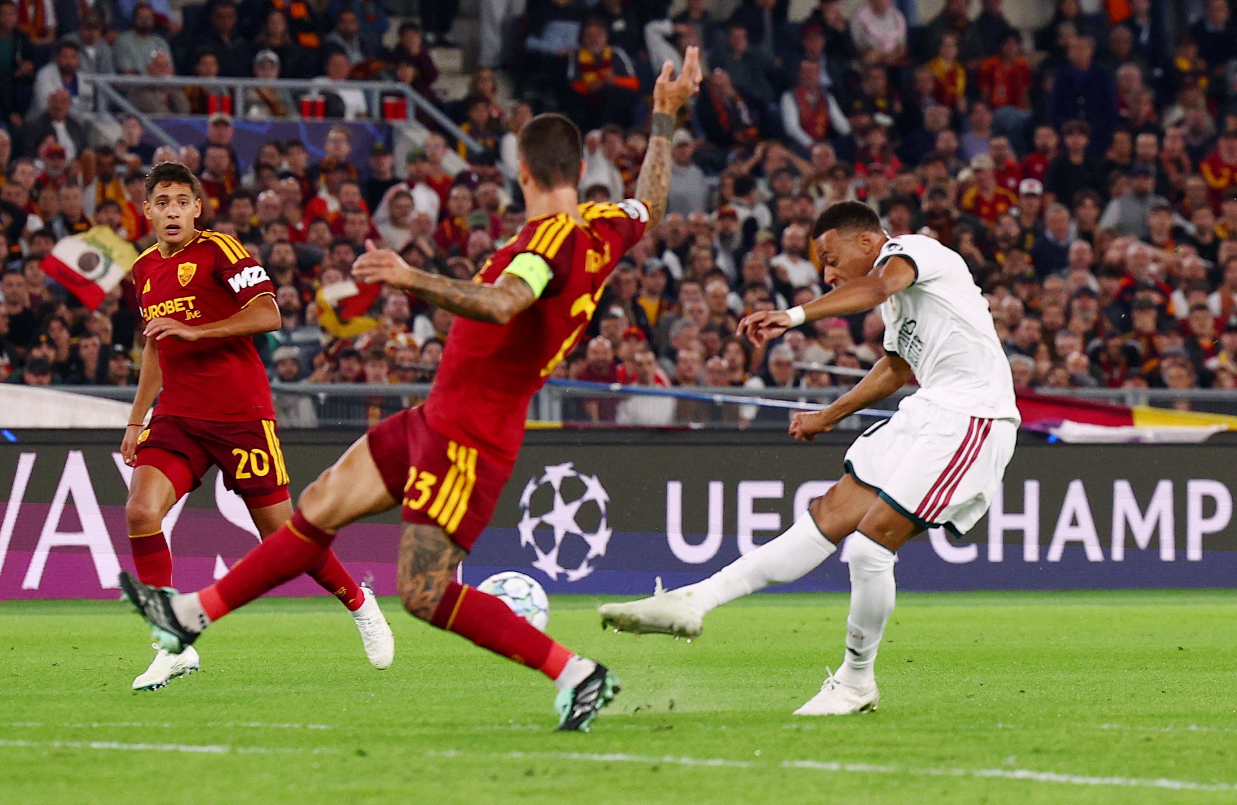 Roma – Real Madrid en directo | El encuentro se va al descanso con empate