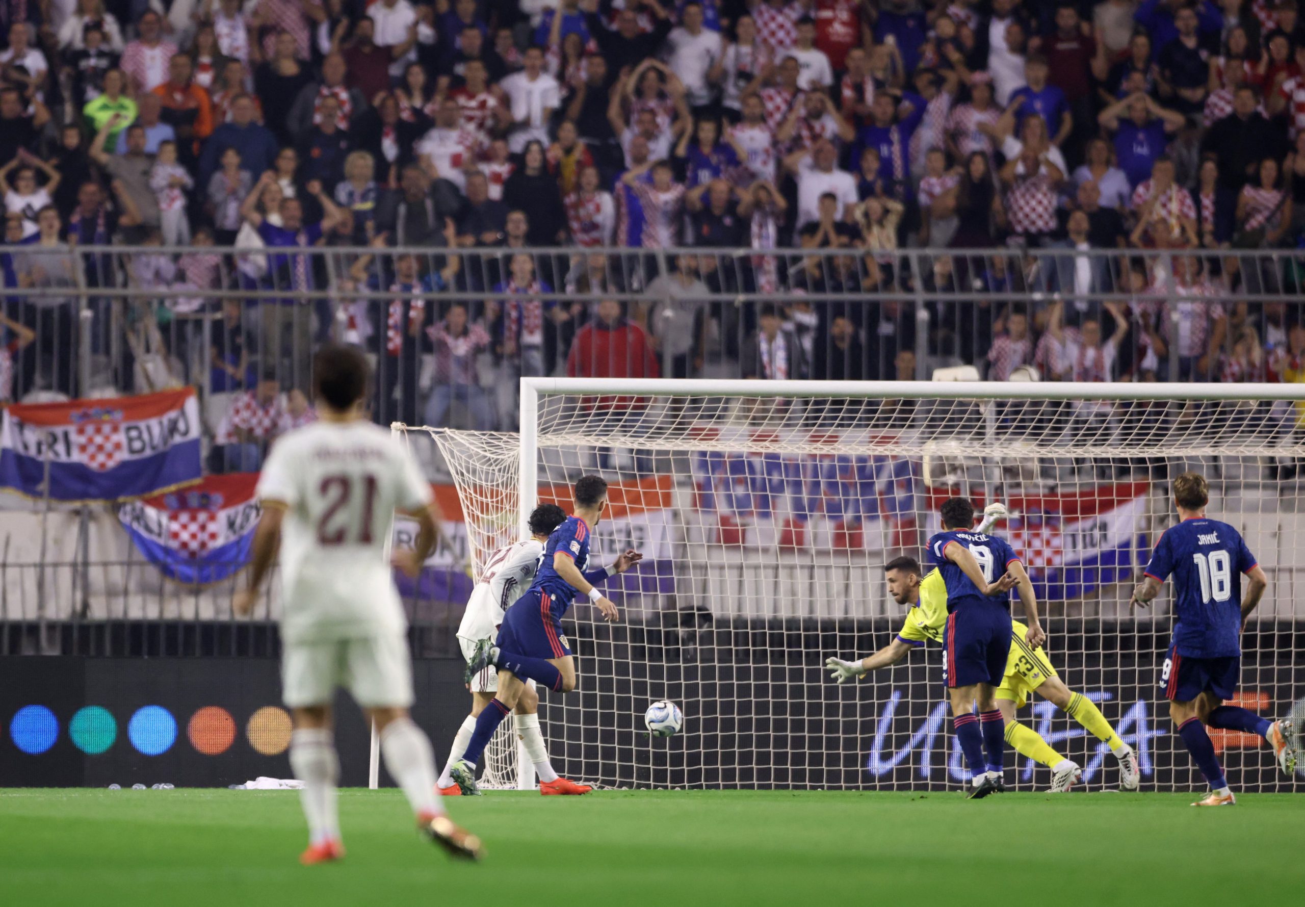 Croacia – España en directo | Croacia gana al descanso gracias a un gol de Perisic